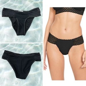 Robin Piccone black bikini bottom
